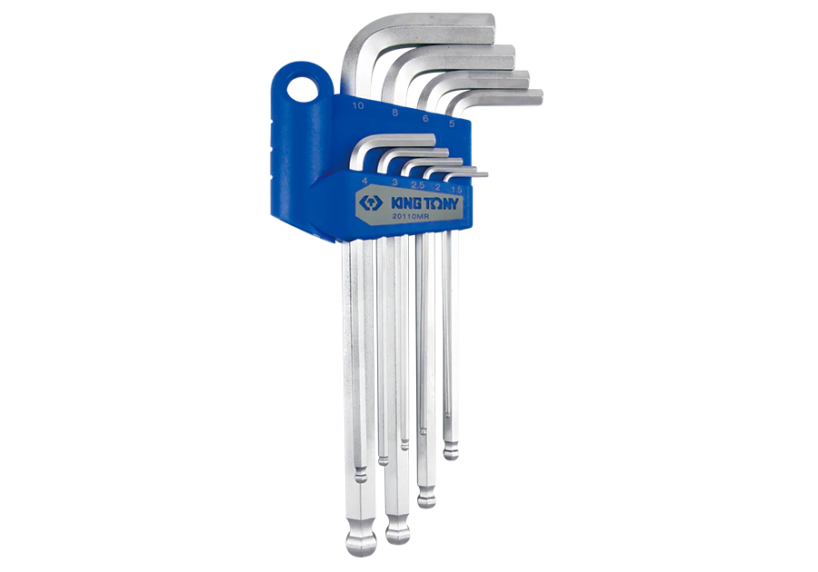 King Tony | Allen Key Set Ball Point Extra Long 9Pc