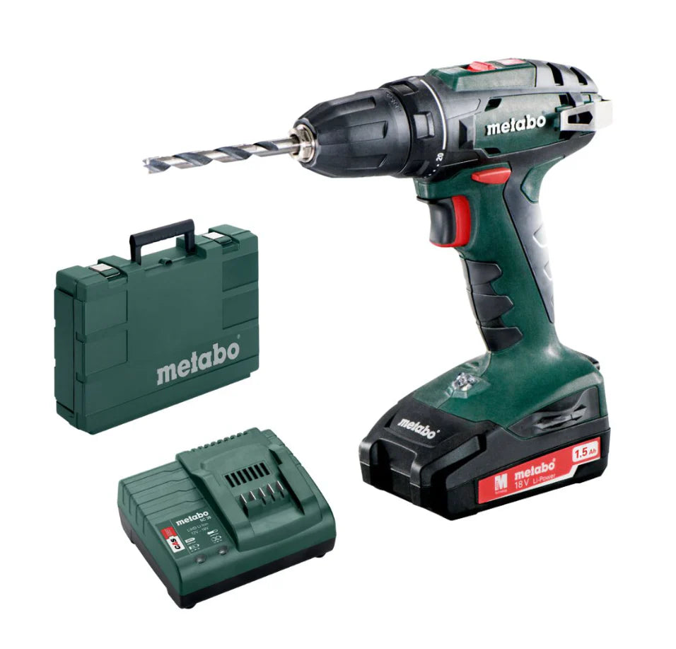 Metabo | Cordless/Drill BS 18 1X 1.5Ah Batt + Charger