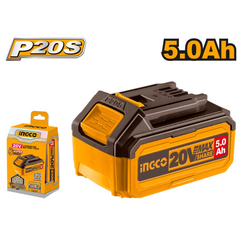 Ingco 20V Lithium-Ion Battery Pack 5.0Ah